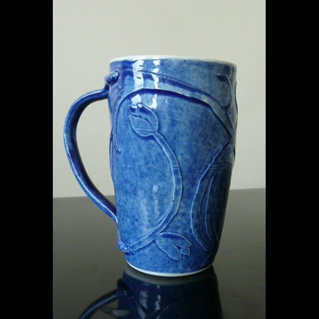 carvedbluemug